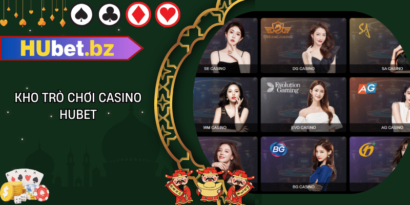 Kho trò chơi casino hubet